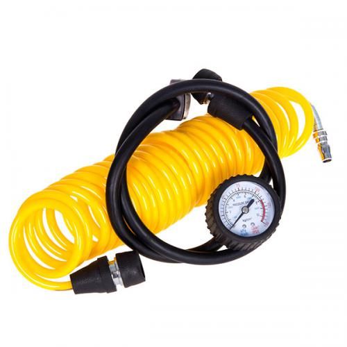 Компресор "T-max" 30A/150psi/72L/min/ клеми/шланг