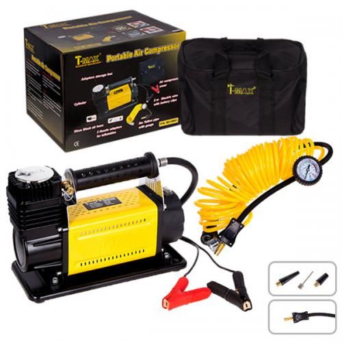 Компресор "T-max" 45A/150psi/160L/min/ клеми/шланг