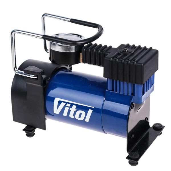 Компресор "ViTOL" K-20 100psi/12Amp/35л/прикурювач