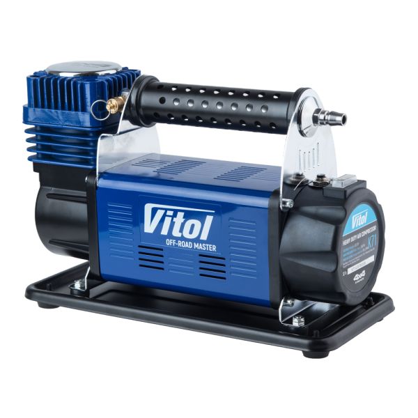 Компресор "ViTOL" K-71 "OFF ROAD MASTER" 150psi/50Amp /160л/шланг 7,5м/клеми